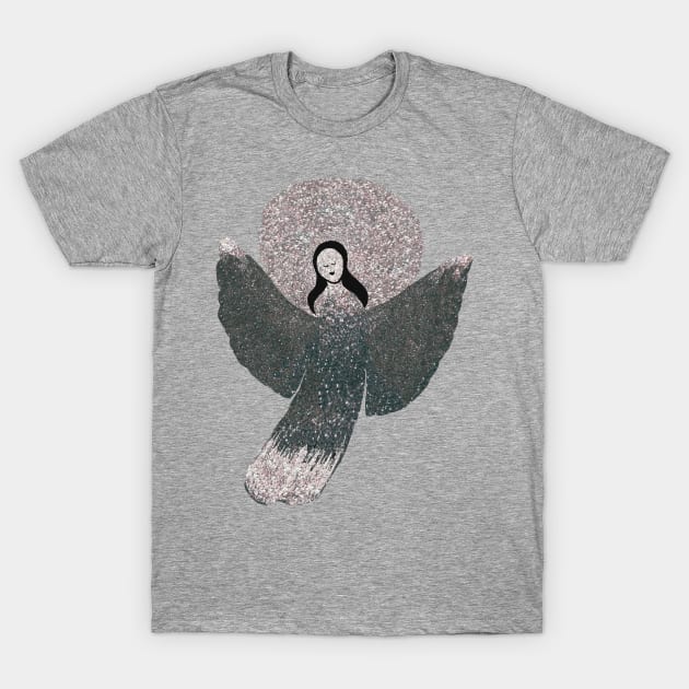 Glitter Angel! T-Shirt by designs-by-ann